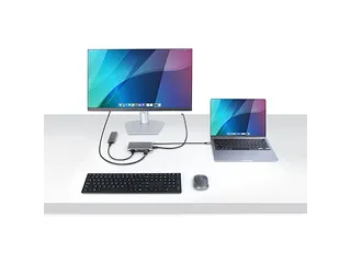 USB-C Multiport Adapter 4K 60Hz HDMI DP 100W PD 3x USB Hub - 7