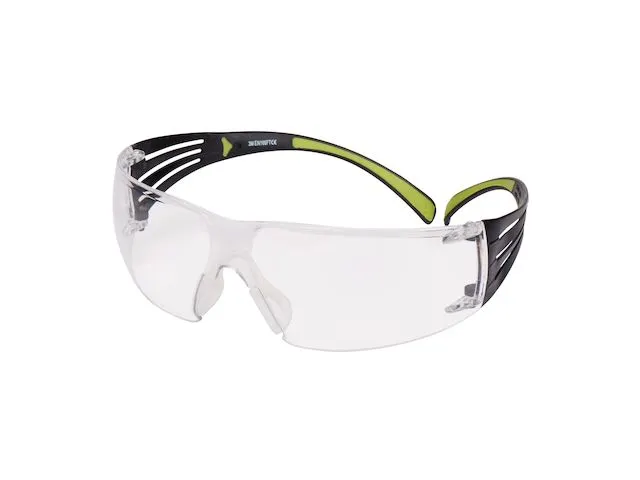 Lunettes de sécurité SecureFit 400 Noir/Vert Polycarbonate incolore