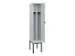 locker voor scheiding van kleding,HxBxD 2120x400x500mm,1vak