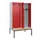 PBM-locker met bank,HxBxD 2120x1200x815mm,4vak,vak B 300mm