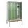 locker met bank,HxBxD 2120x1200x815mm,4vak,vak B 300mm,draaigrendel