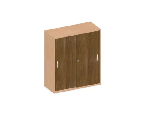 Schuifdeurkast 1150x1000x430mm Romp Beuken Decor Front Noten