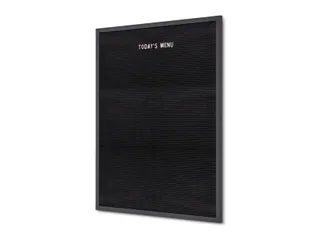 Letterbord Zwart 60x80cm Zwart frame - 2