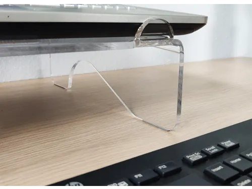 Acryl Laptopstandaard Transparant voor Laptops tot 17 Inch