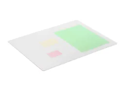 Schrijfonderlegger Transparant 530x400mm med siergroef PP