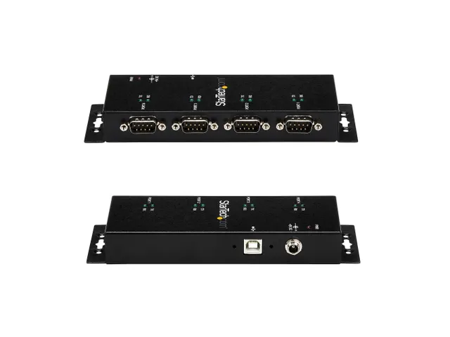 4-poort USB naar DB9 RS232 seriële adapter hub