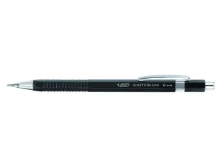 Vulpotlood Bic Criterium HB 2mm met gum metalen clip - 1