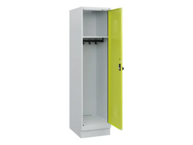 schoollocker,HxBxD 1630x400x500mm,1vak,vak B 400mm,draaigrendel,sokkel