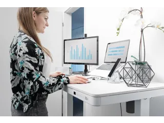 Elektrisch Verstelbaar Bureau 120x60cm USB Wit - 7