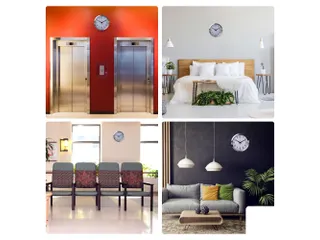 Aluminium Wandklok Ø 40cm dcf cijferaanduiding - 8