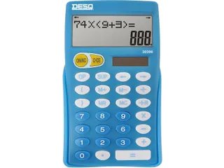 Bureaurekenmachine Primair Onderwijs 30200, Blauw - 1