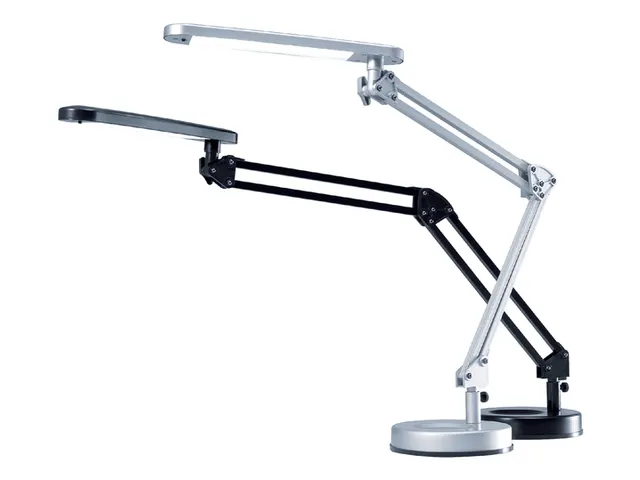 Bureaulamp Hansa led 4 stars zilvergrijs