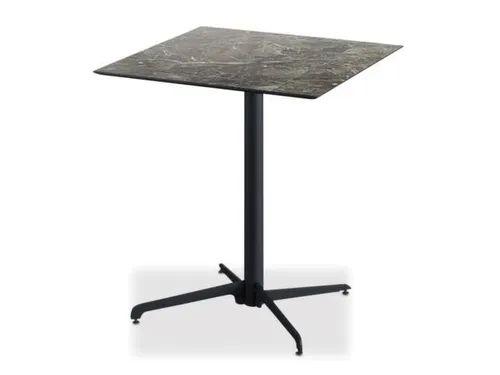 outdoortafel,HxBxD 740x700x700mm,rechthoekig,X-onderstel zwart