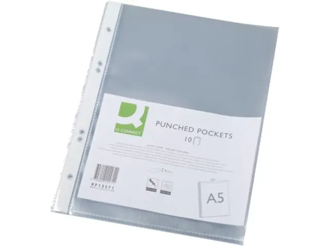 pochette perforée A5 portrait perforation 4 trous lisse 100 microns p