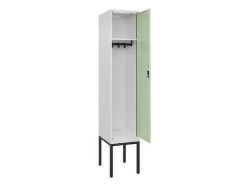 locker,HxBxD 2120x400x500mm,1vak,vak B 400mm,cil.-slot,voetonderstel
