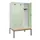 locker met bank,HxBxD 2120x1200x815mm,3vak,vak B 400mm,cilinderslot