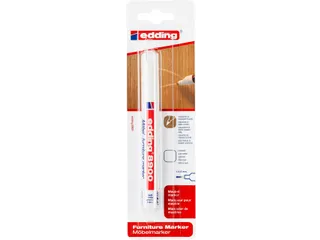Viltstift edding 8900 meubelmarker spierwit - 1