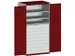 armoire modulaire,HxlxP 2000x1050x650mm,3xtablette en acier,9tiroir(s)