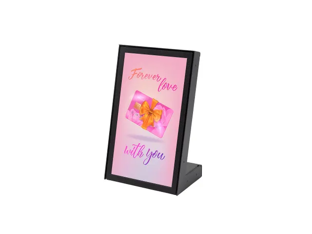 Digitale Counterdisplay Nova met 13 Inch Samsung UHD-Scherm Zwart