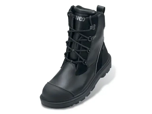 Uvex 8454.2 Origin hoge S3 veiligheidsschoenen SRC HRO zwart maat 45