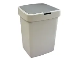 Afvalbak Delta Grijs Klepdeksel 10 Liter