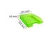 ECOTRAY Brievenbak L inicolor appelgroen