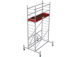 vouwsteiger,werk H 4,8m,steiger H 4m,platform BxD 2000x600mm,aluminium
