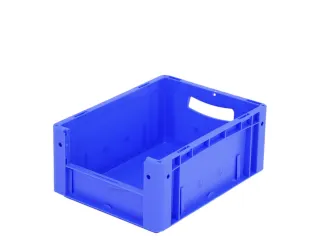 Euronorm Stapelkrat M. Grijpopening Pp Hxlxb 170X400X300Mm Blauw - 1