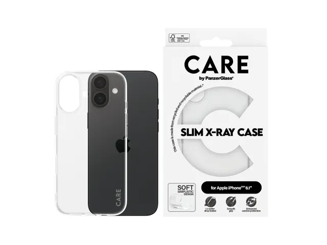 PanzerGlass CARE by X-Ray Case iPhone 16, Hoes, Apple, Apple - i