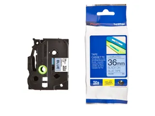 Labeltape Brother P-touch TZe-561 standaard 36mm zwart op blauw - 3