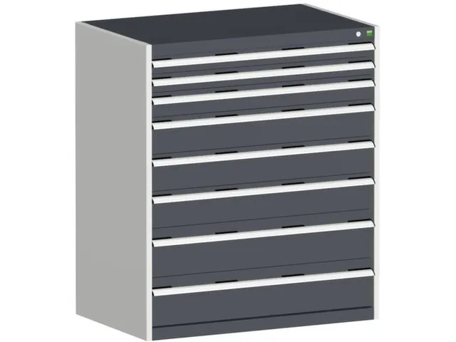 ladekast HxBxD 1200x1050x650mm 8laden zware lasten RAL7035 RAL7016