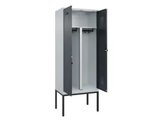 PBM-locker,HxBxD 2120x800x500mm,2vak,vak B 400mm,draaigrendel - 1