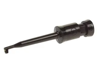 Miniatuur Klemtestpen Met Soldeeraansluiting (Kleps 2) - Zwart - 1