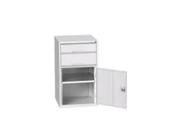 ladekast HxBxD 900x525x550mm 2laden romp RAL7035 front RAL7035