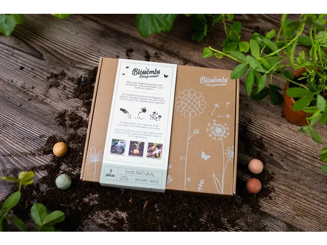 Giftbox Blossombs box à 9 zaadbommetjes