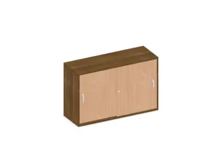 Schuifdeurkast 770x1200x430mm Romp Noten Decor Front Beuken - 1