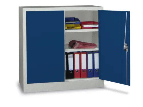 grootvolumekast met openslaande deuren,RAL7035,front RAL5010