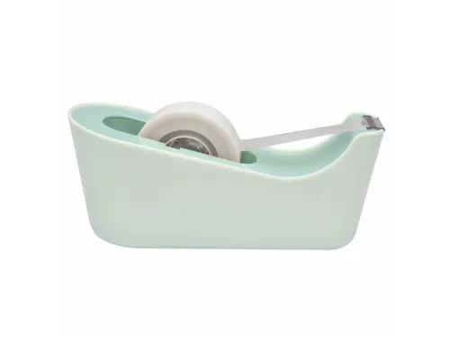 Plakbandhouder Scotch C18 mint + 4 rollen magic tape 19mmx33m