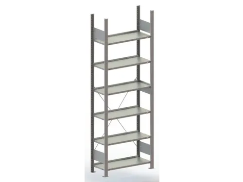 dossierstelling,grondveld,HxBxD 1850x806x336mm,vaklast 80kg