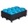 Opvangbak Hdpe 1270x870x500mm V. 2x220l M. Poten Open Volume 225l