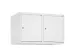 opzetkast,v. locker,2vak.,vak B 400mm,HxBxD 500x800x500mm,vleugeldeur