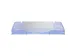 Corbeille à courrier Ecotray Linicolor - Bleu glacé