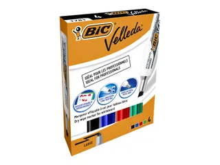 Viltstift Bic 1781 Whiteboard Schuin Assorti 3.2-5.5mm Set à 4st - 1