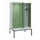 locker met bank,voor scheiding van kleding,HxBxD 2120x1200x815mm,4vak