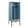 PBM-locker met bank,HxBxD 2120x800x815mm,2vak,vak B 400mm,draaigrendel