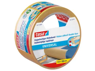 Tapijttape tesa universal 10mx50mm dubbelzijdig wit - 1