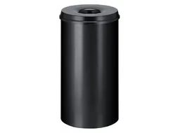Papierbak met Vlamdover 50 liter 335mm x 63cm Zwart