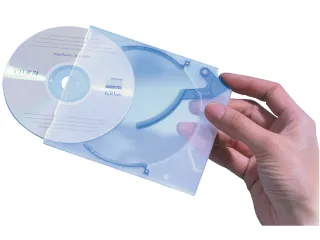 Cd opbergbox Quickflip standaard blauw 5stuks - 2