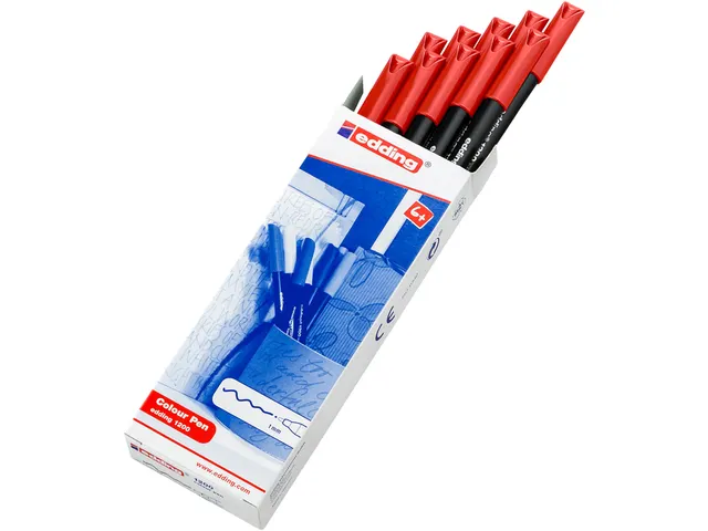 Fineliner edding 1200 rood 0.5-1.0mm