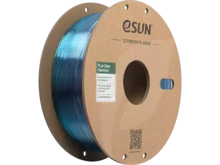 eSUN 3D printer Filament PLA-Clear 1,75mm Paars blauw cyaan 1kg - 1